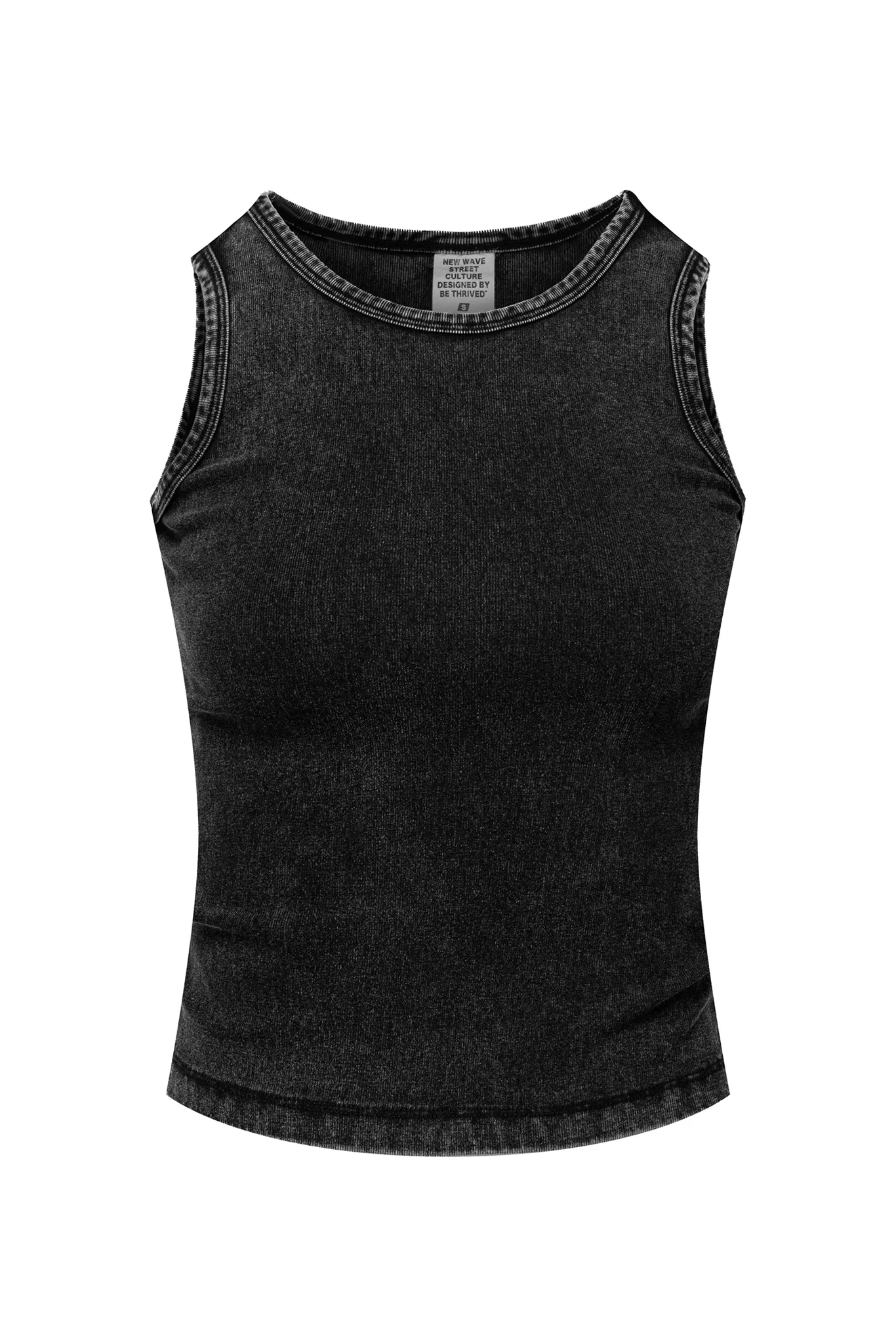 WASHED GRADIENT WOMEN’S RIBBED TANK
