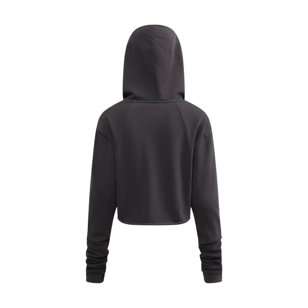 Black hoodie on a white background