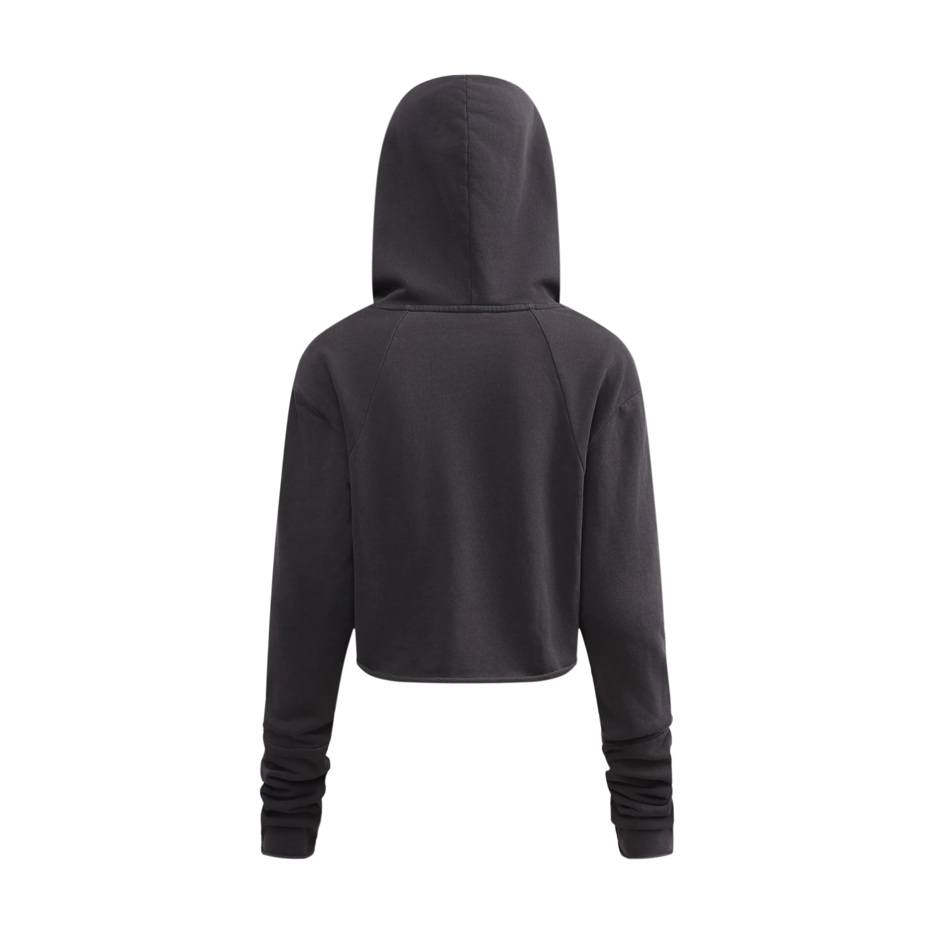 Black hoodie on a white background