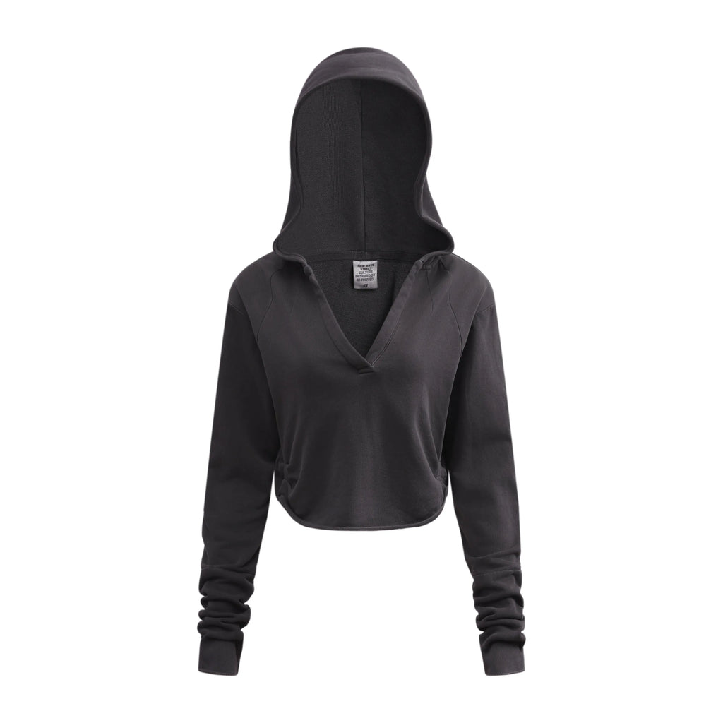 Black hoodie on a white background