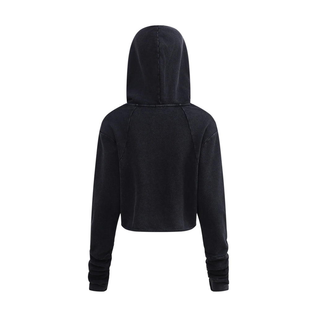 Black hoodie on a white background