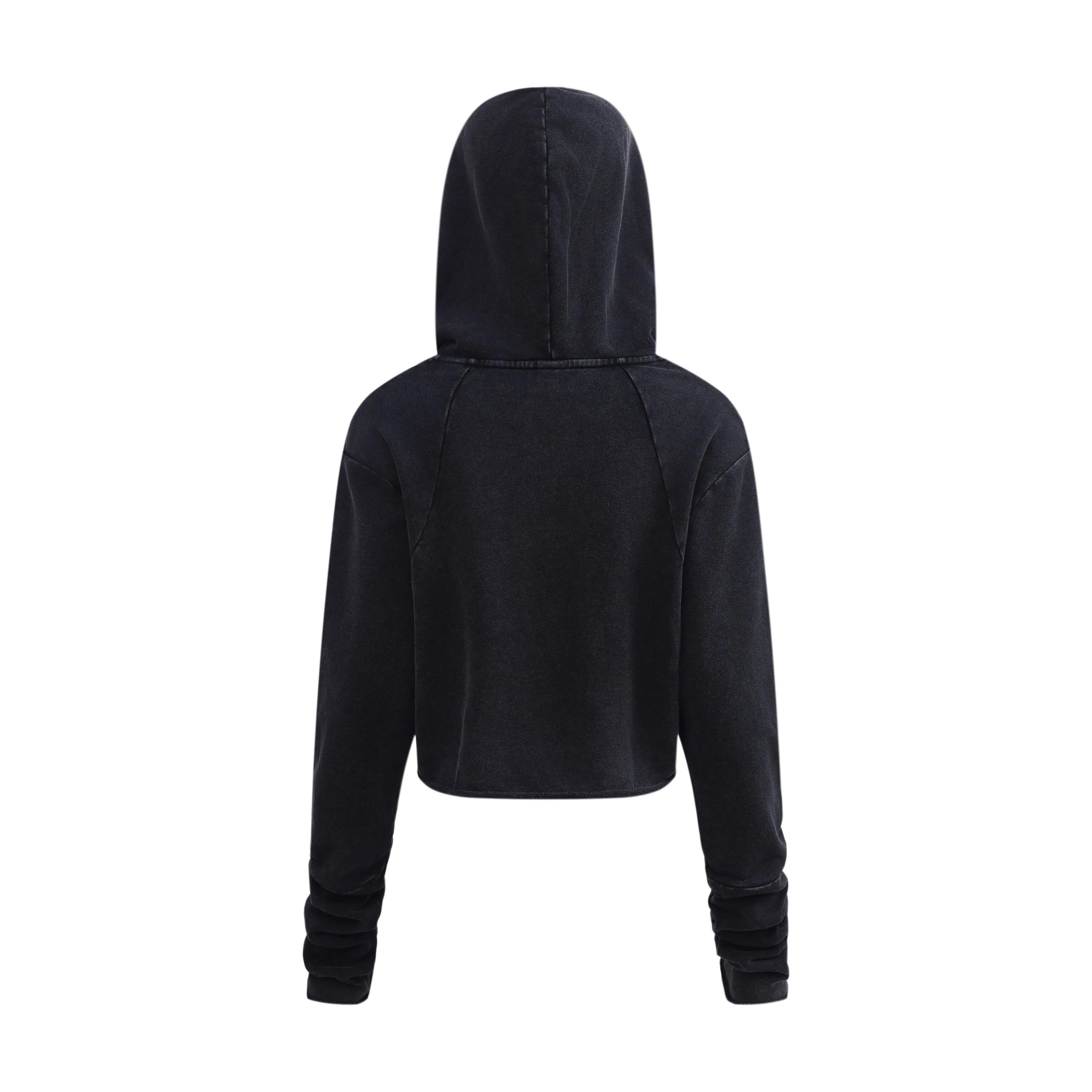 Black hoodie on a white background