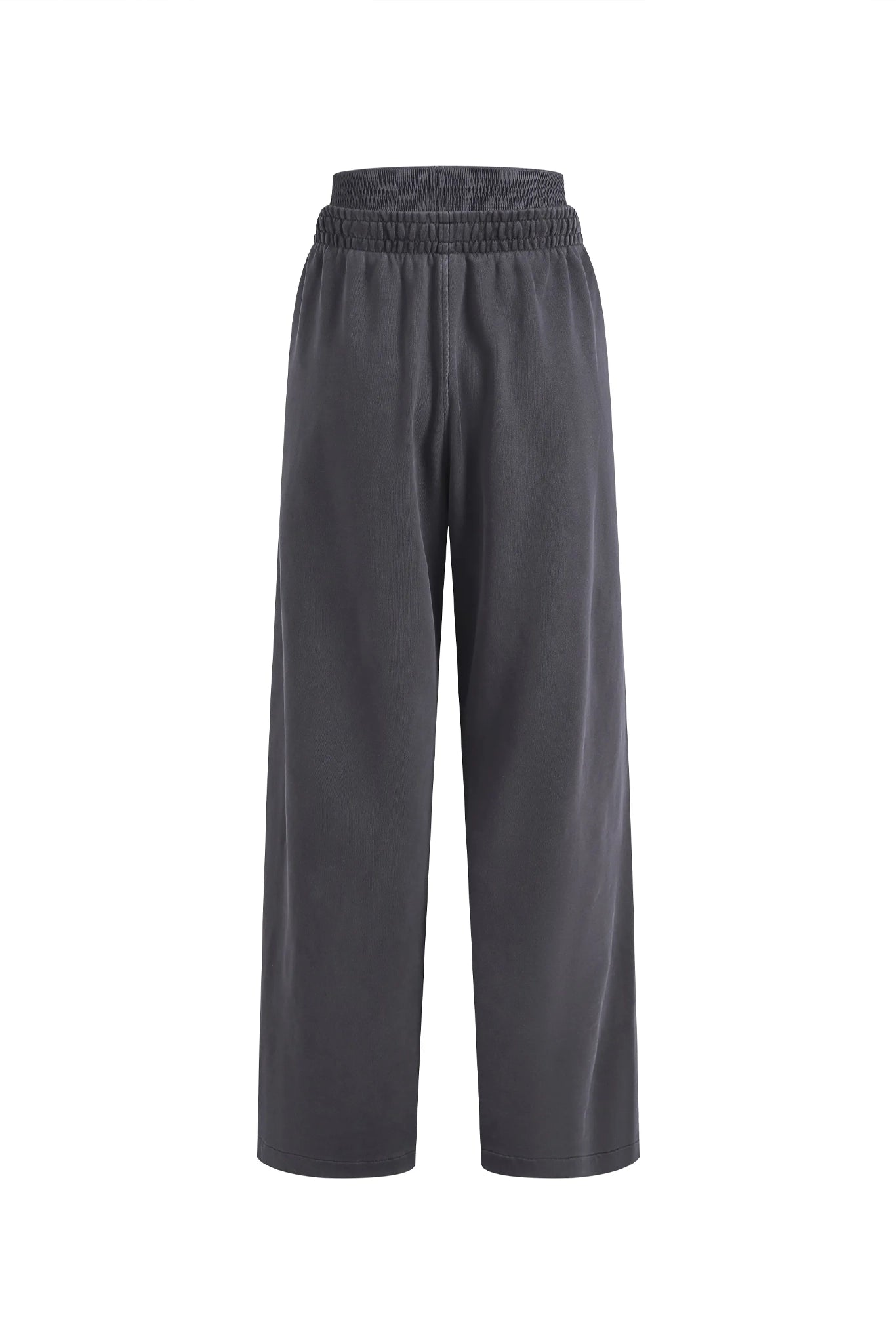 WOMEN'S DOUBLE WAIST STRAIGHT LEG PANTS