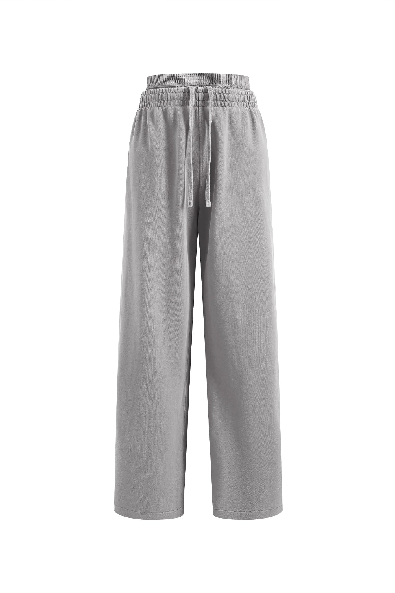 WOMEN'S DOUBLE WAIST STRAIGHT LEG PANTS