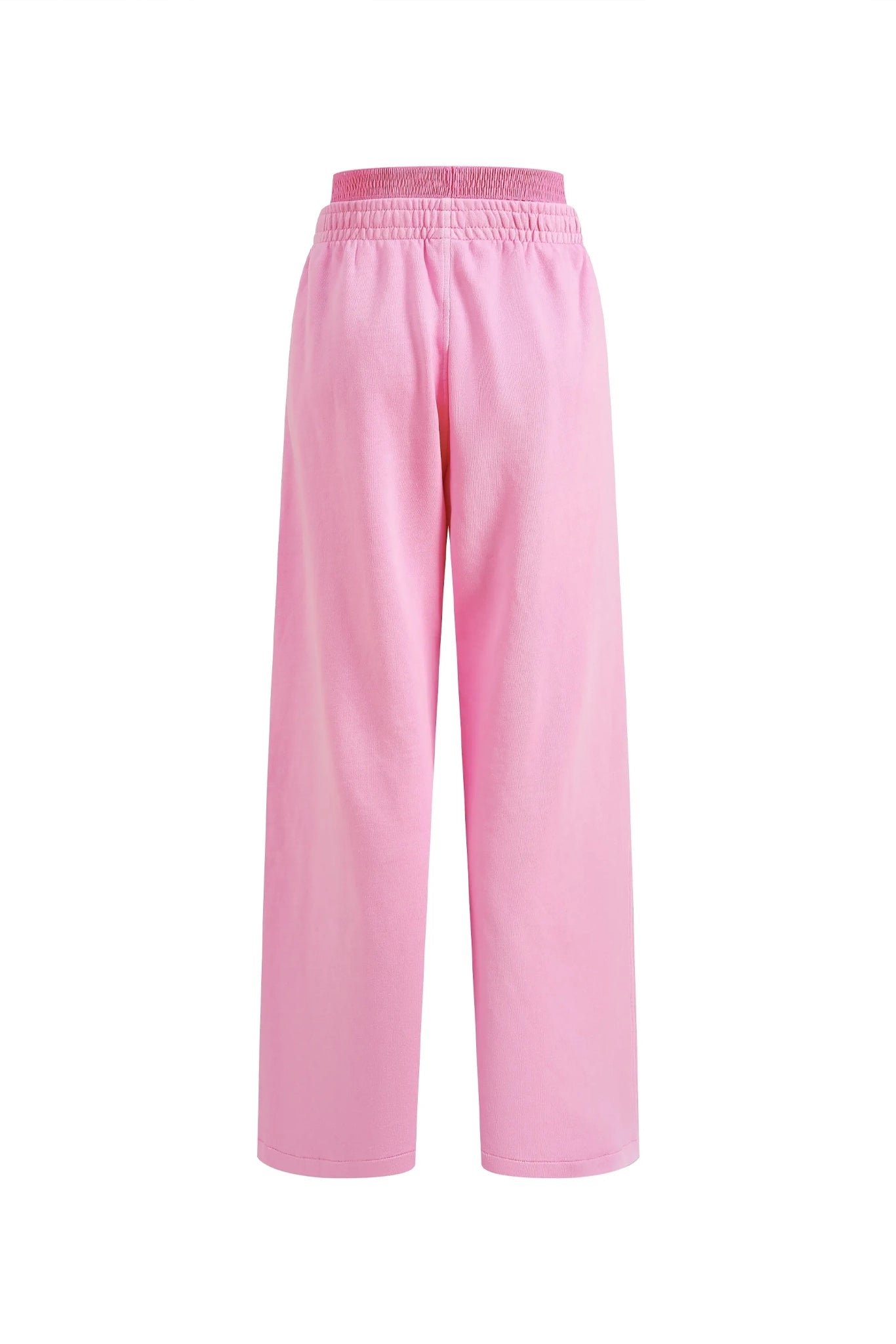 WOMEN'S DOUBLE WAIST STRAIGHT LEG PANTS